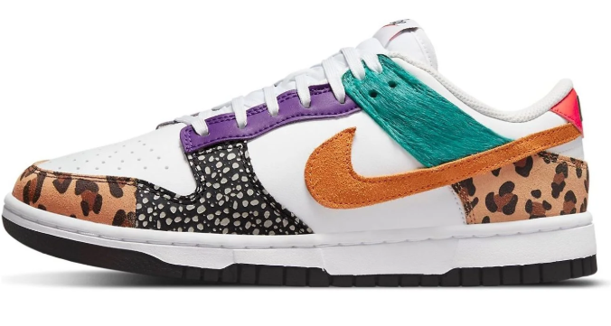 Women's Nike Dunk Low SE 'Safari Mix' - DN3866-100