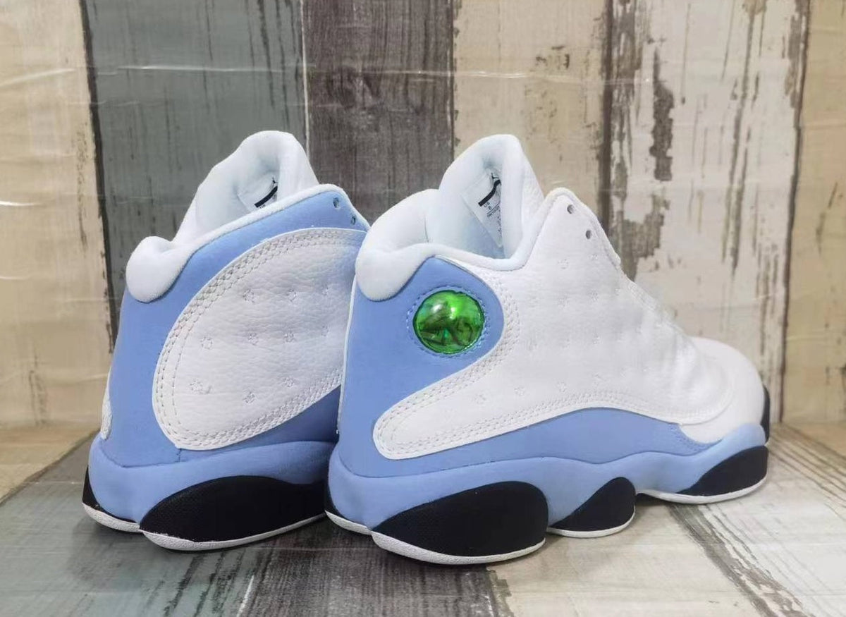 Air Jordan 13 Men's Sneakers - White & Moon Yellow