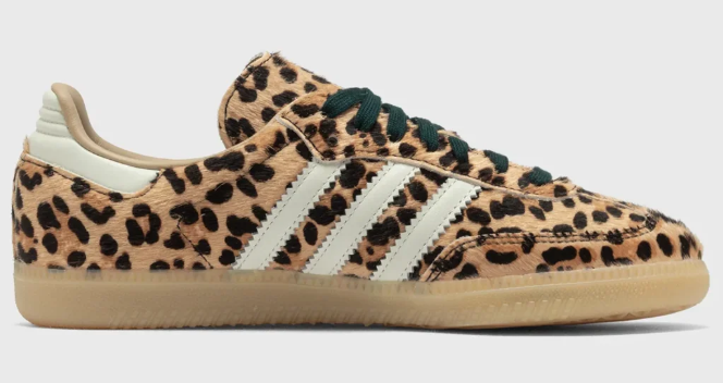 adidas Samba OG Leopard Magic Beige Women's Sneakers