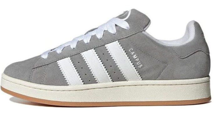 adidas Campus Suede Sneakers 'Grey / White / Gum'